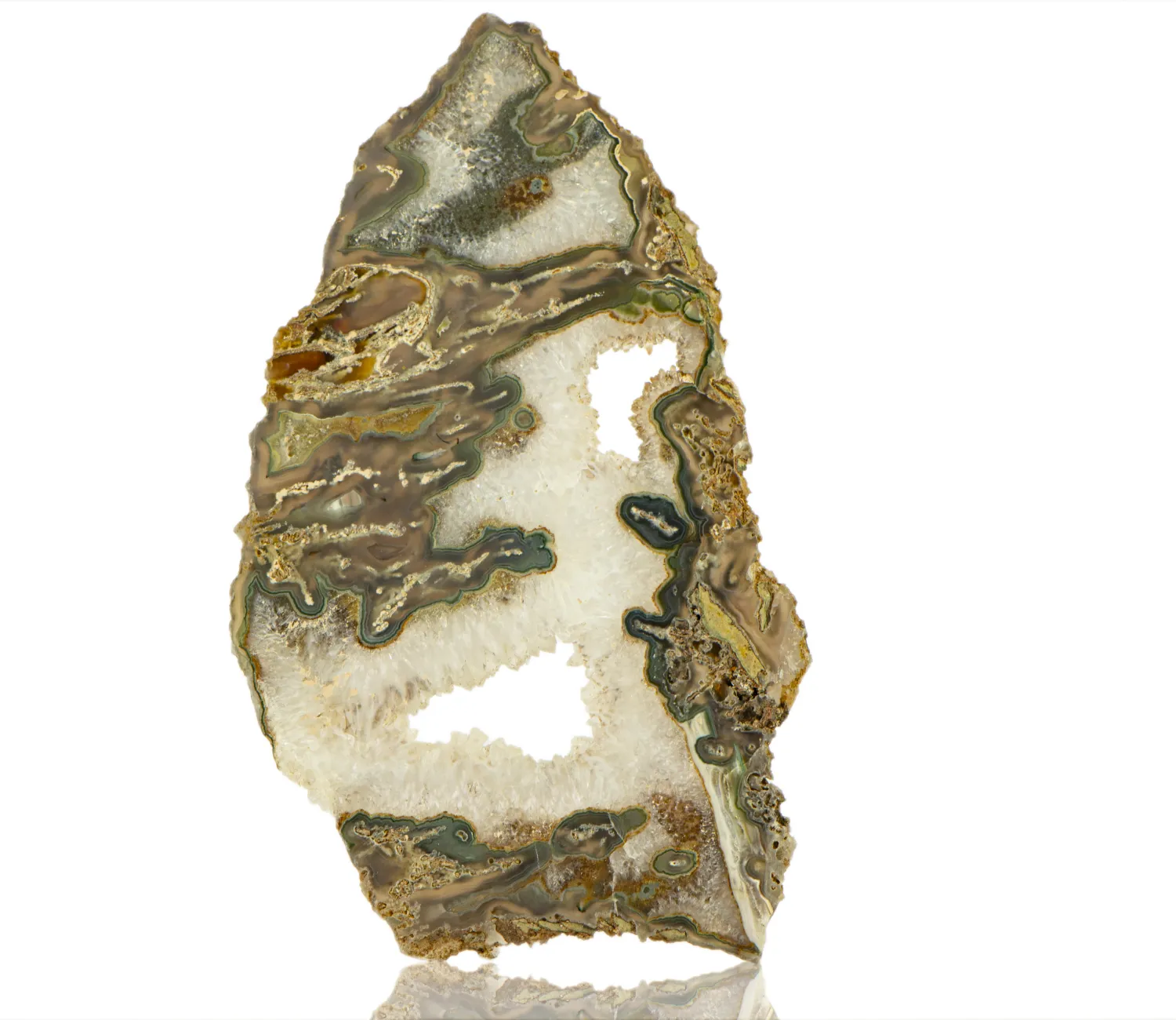 Płytka z krajobrazowym agatem 28x15 cm