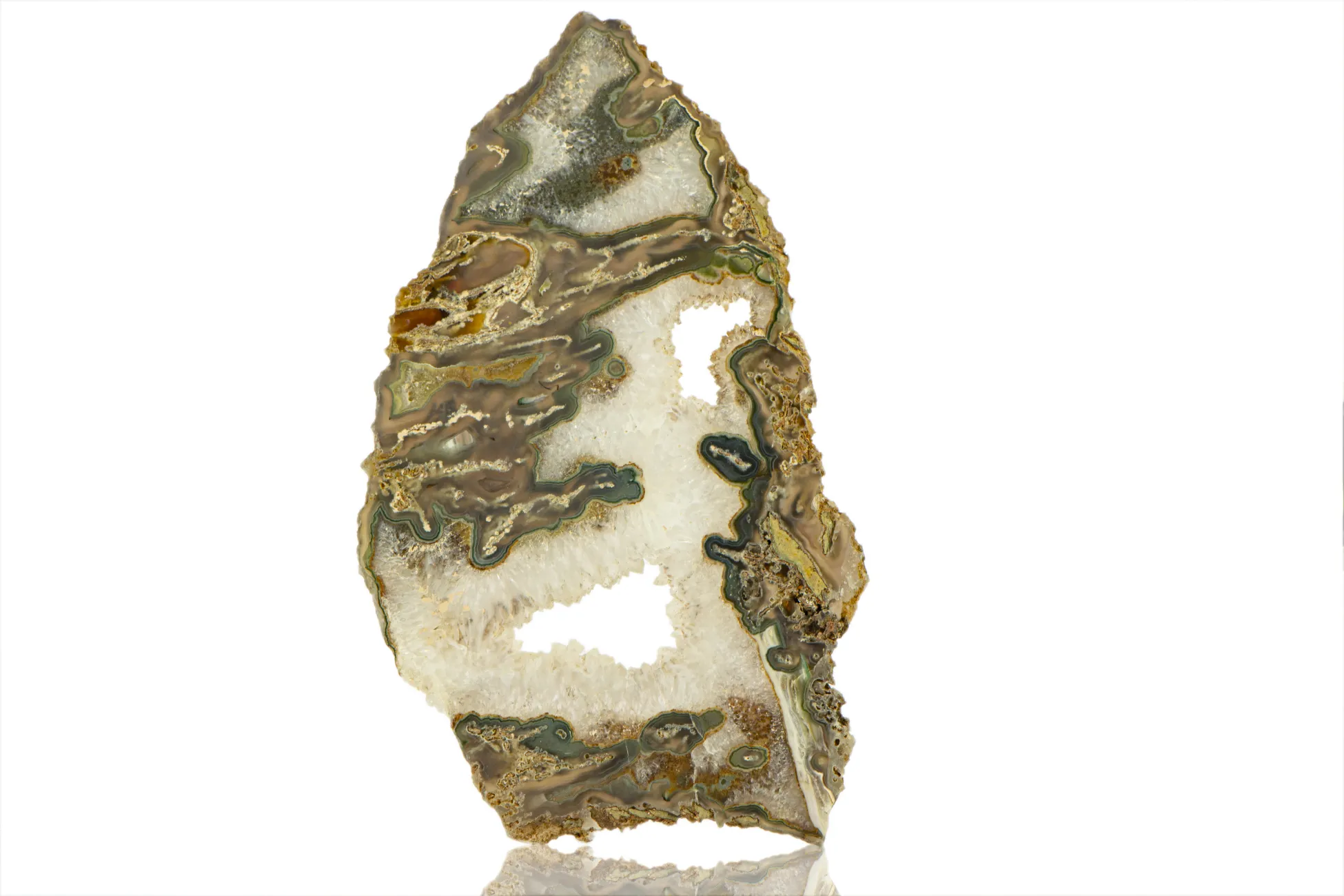 Płytka z krajobrazowym agatem 28x15 cm