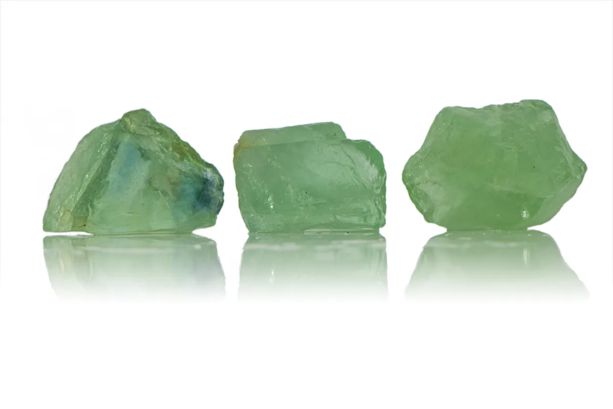 Surowy Zielony Fluoryt