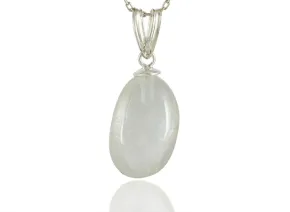 Srebrzysty Topaz Zawieszka