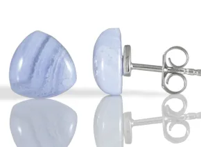 Kolczyki z Chalcedonem
