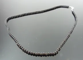 Komplet z Czarnym Turmalinem 4mm
